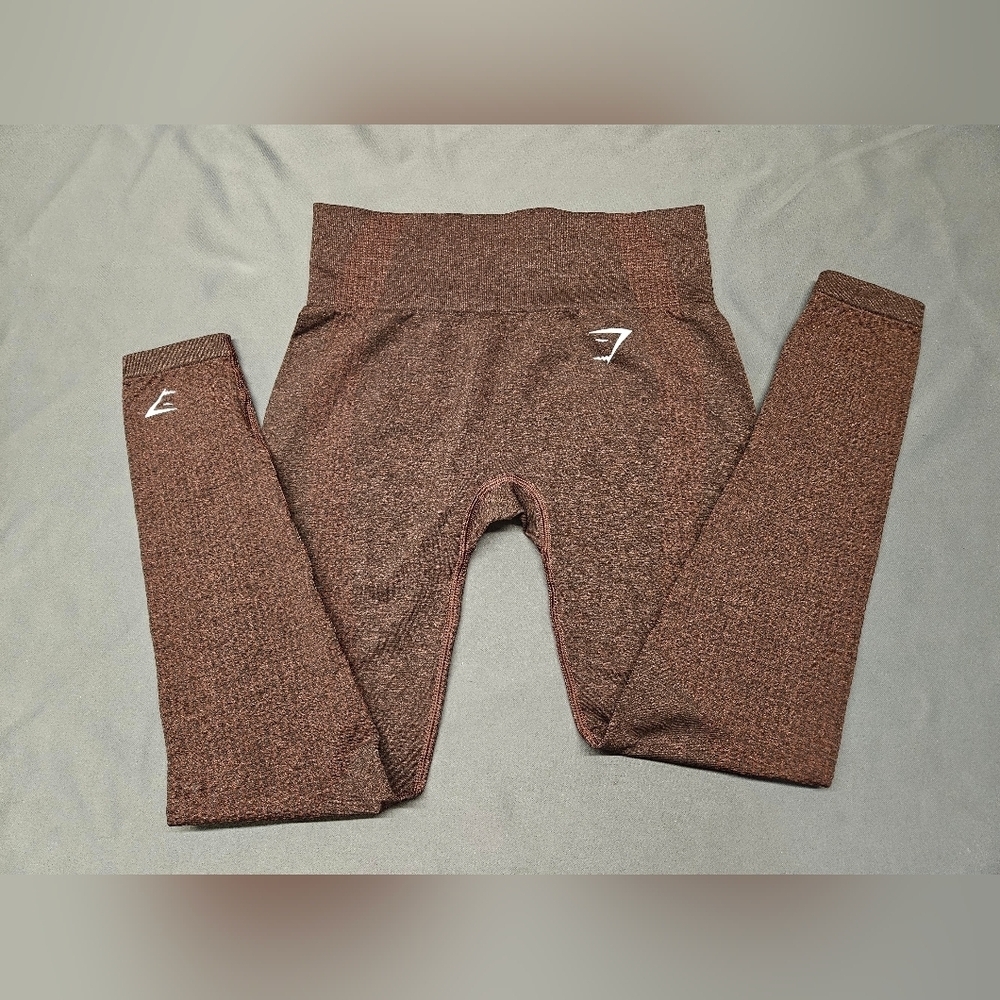Gymshark Red/ Black Vital Seamless Leggings Small No Tags